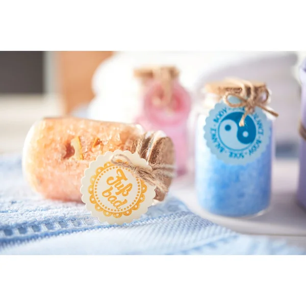 Petites bouteilles en verre VBS, avec bouchon en liège, 6 pc.