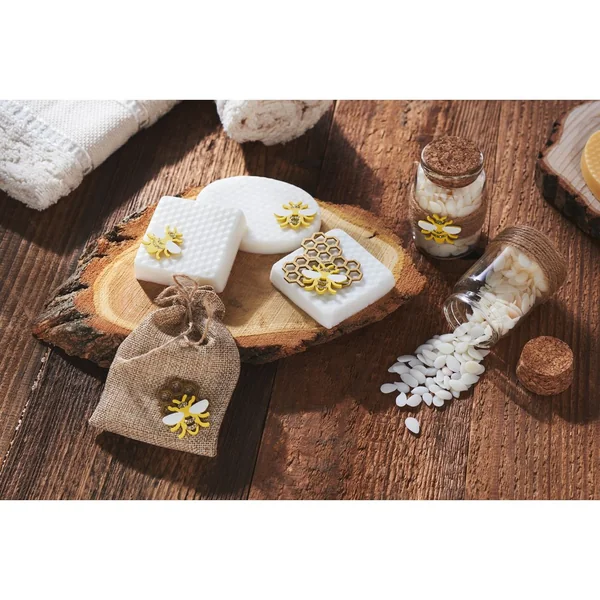Petites bouteilles en verre VBS, avec bouchon en liège, 6 pc.