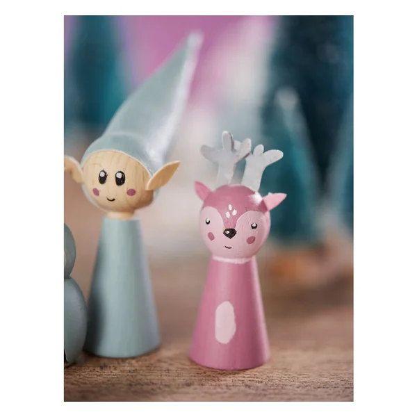 Pions VBS « Formes allongée & ventrue », 50 pc.
