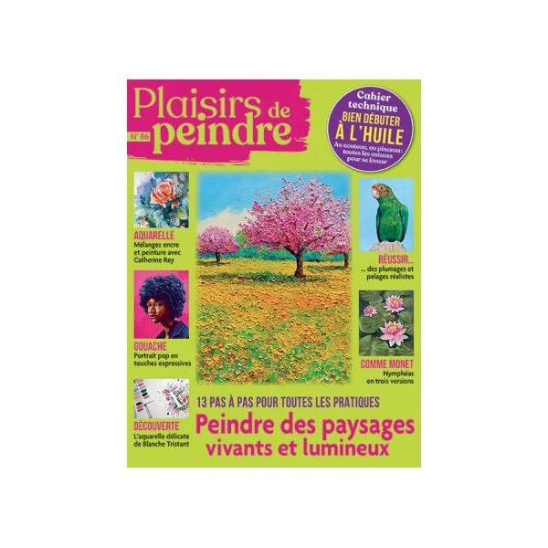 Plaisirs de Peindre 86 - Vos pas à pas pour apprendre à peindre