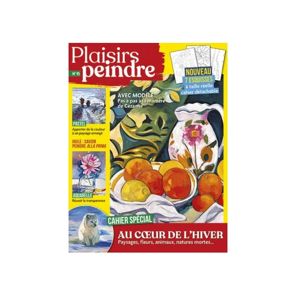 Plaisirs de Peindre n°93 - Avec les esquisses à taille réelle
