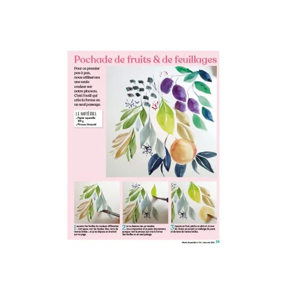 Plaisirs de Peindre n°94 - Avec les esquisses à taille réelle
