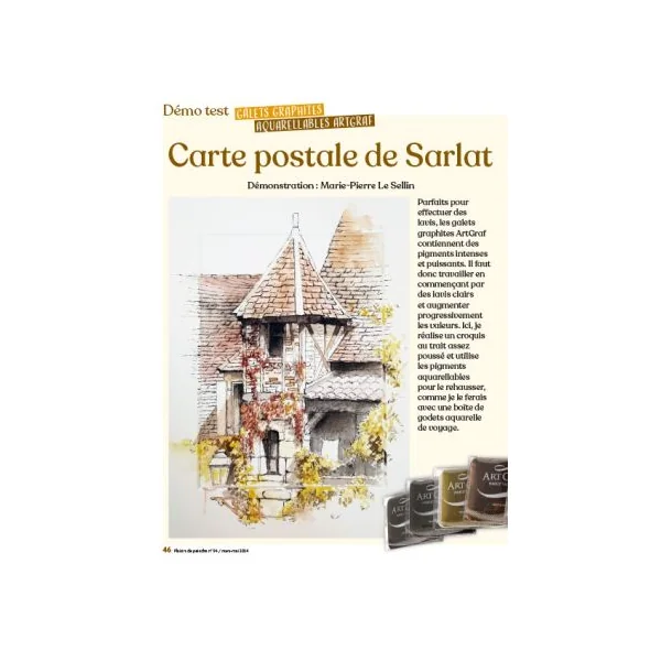 Plaisirs de Peindre n°94 - Avec les esquisses à taille réelle