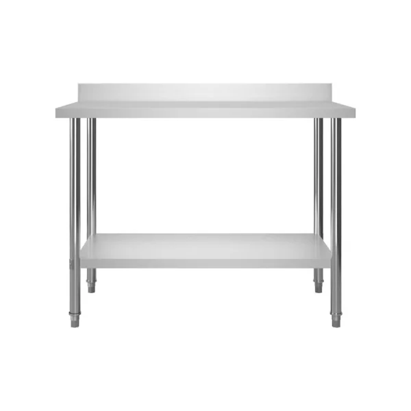 Plan de travail de cuisine professionnel en INOX 120 cm Restauration Hôtellerie Cuisine Plan de travail Inox