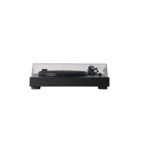 Platine vinyle bois avec vitesse variable et cellule Audio Technica