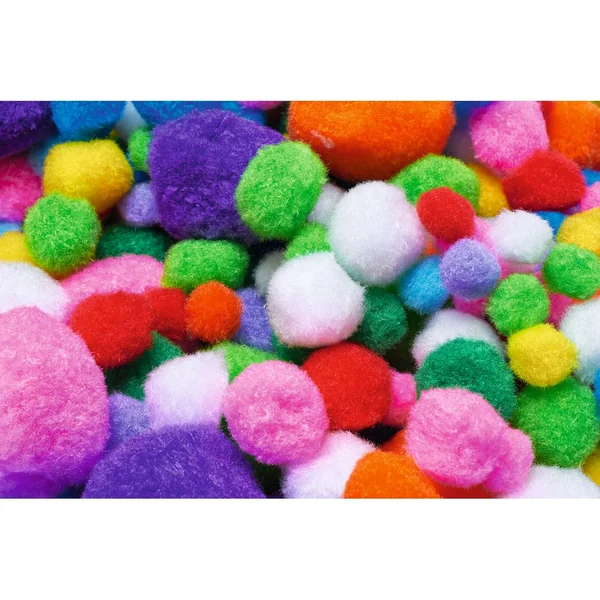 Pompons VBS « Couleurs et tailles variées », 1000 pc.