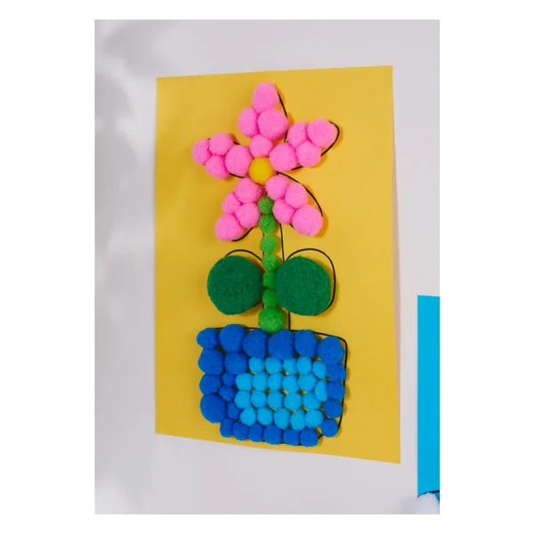 Pompons VBS « Couleurs et tailles variées », 1000 pc.