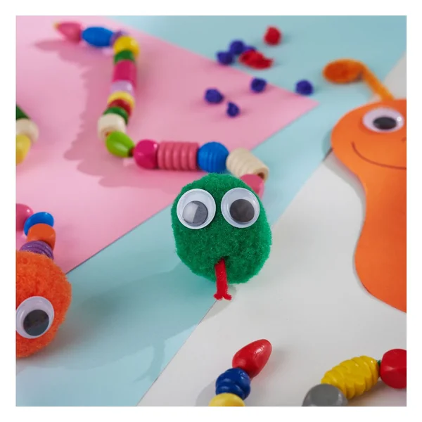 Pompons VBS « Couleurs et tailles variées », 1000 pc.