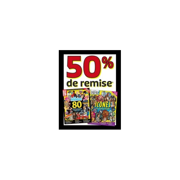 POP UP - Abonnement 4 numéros avec 50% de remise