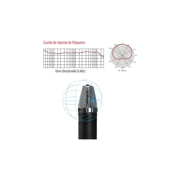 Power Vibe B1 Bundle USB micro stodio avec suspension anti pop bonnette et câble