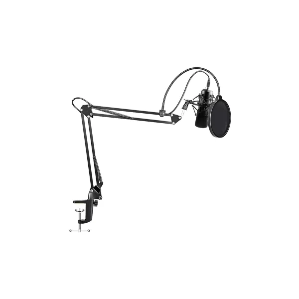 Power Vibe B1 Bundle XLR micro studio avec suspension anti pop bonnette et câble