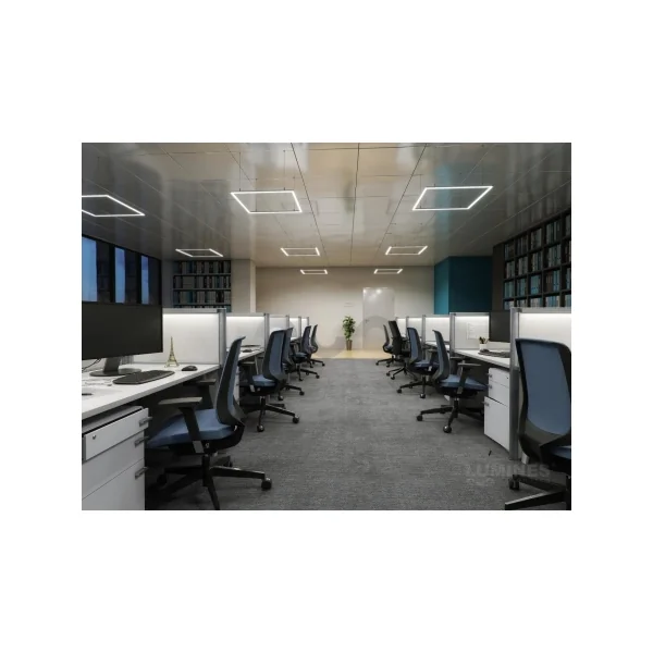 Profilé aluminium pour ruban led double UNICO blanc laqué longueur 2m