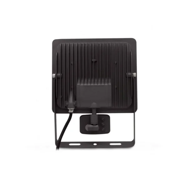 Projecteur à led noir Vision El 50w IP65 4000k Blanc Neutre avec détecteur