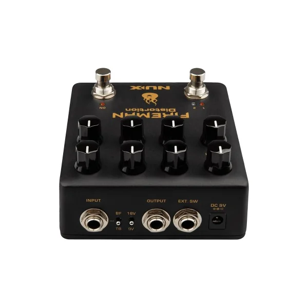 Pédale d'effet Nux de distorsion double type brown sound moderne