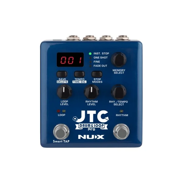 Pédale d'effet Nux Looper et boîte à rythmes DRUM&LOOP PRO