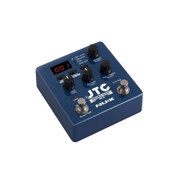 Pédale d'effet Nux Looper et boîte à rythmes DRUM&LOOP PRO