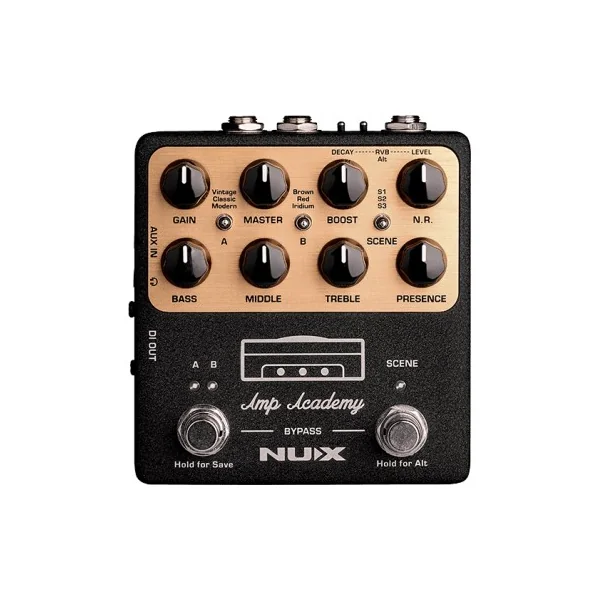 Pédale d'effet Nux Simulateur d'ampli de puissance et d'IR, sortie DI