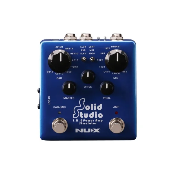 Pédale d'effet Nux Simulateur d'ampli de puissance et d'IR, sortie DI
