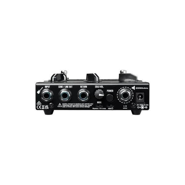 Pédale préampli amplifié Hughes & Kettner Stompman 50W + FX Loop + Solo