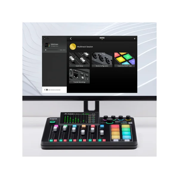 Rode Caster Pro II interface et enregistreur de production pour podcast et streaming