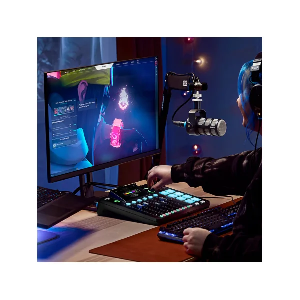 Rode Caster Pro II interface et enregistreur de production pour podcast et streaming