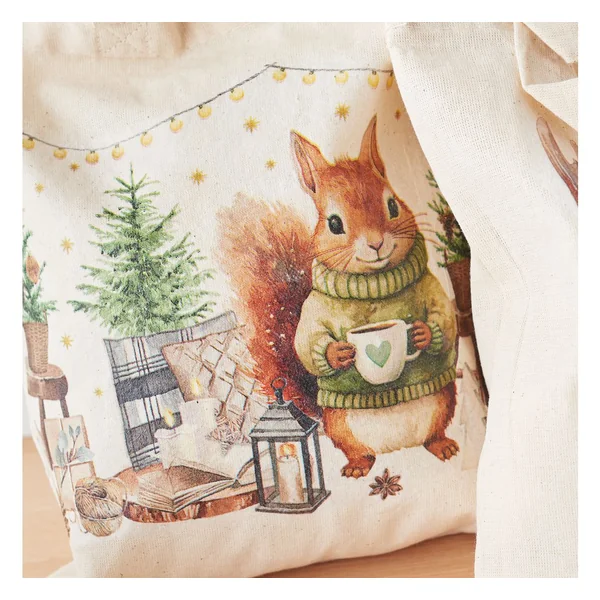 Sac en coton VBS, 22 x 26 cm, coton couleur naturelle