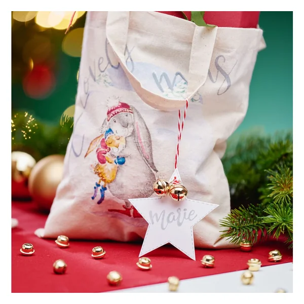 Sac en coton VBS, 22 x 26 cm, coton couleur naturelle