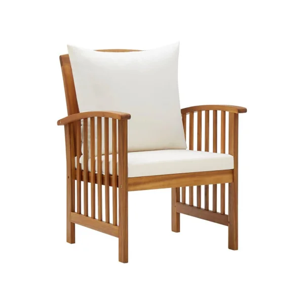 Salon de jardin 6 places avec table acacia massif Canapé de jardin mobilier de jardin mobilier extérieur ensemble de jardin cana