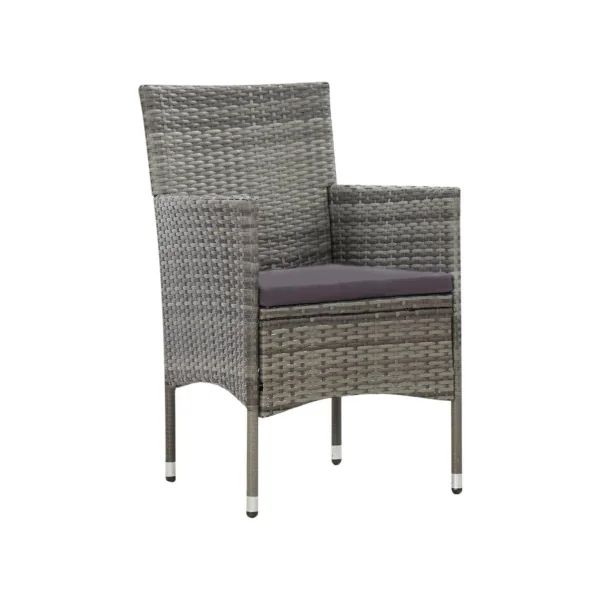 Salon de jardin résine tressée gris Canapé de jardin mobilier de jardin mobilier extérieur ensemble de jardin canapé extérieur