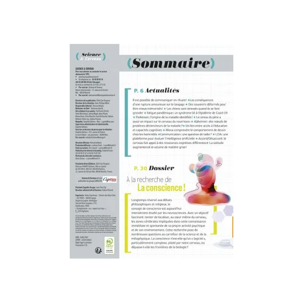 Science et Cerveau 10 - A la recherche de la conscience