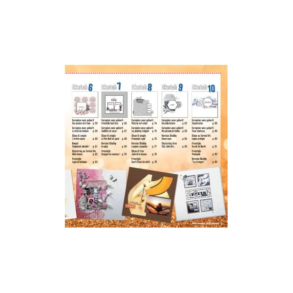 Scrapbooking spécial SKETCHES format carré - Hors-série 21