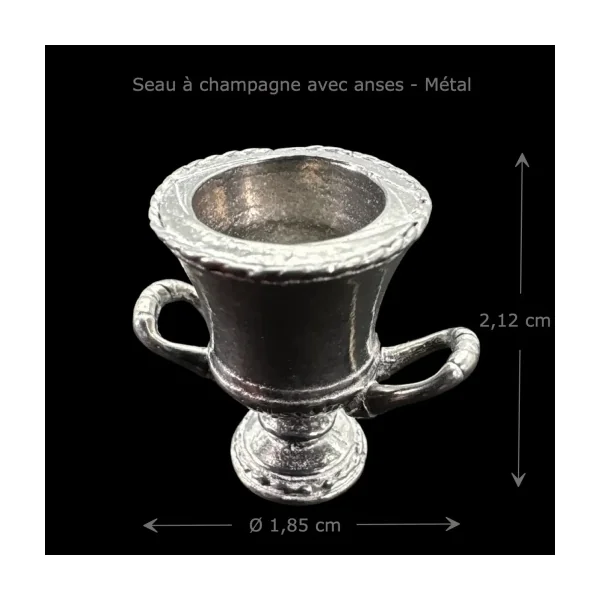 Seau à champagne avec anses - Métal