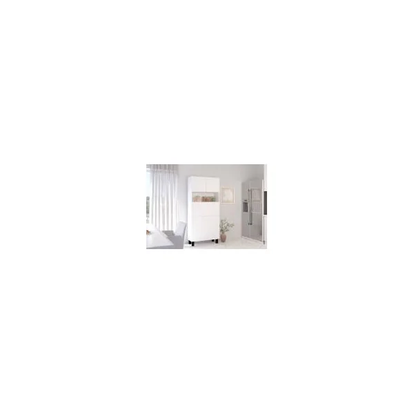 Secrétaire moderne bureau pratique spacieux blanc mat secrétaire meuble tendance