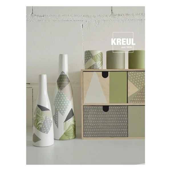 Set basic de peintures craie KREUL, 4 x 150 ml