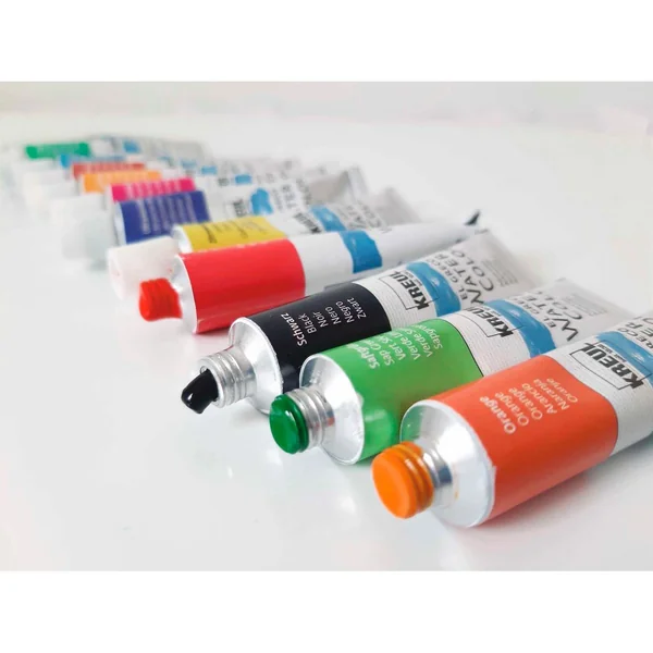 Set de peintures aquarelles el Greco KREUL, 12 x 12 ml