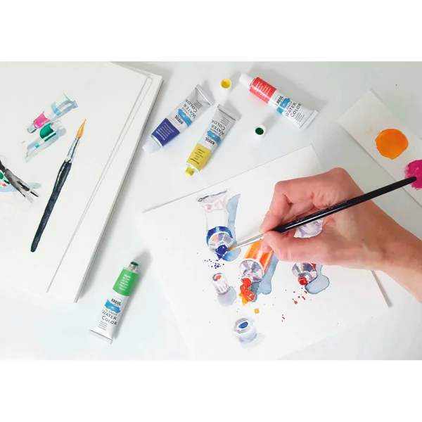 Set de peintures aquarelles el Greco KREUL, 12 x 12 ml