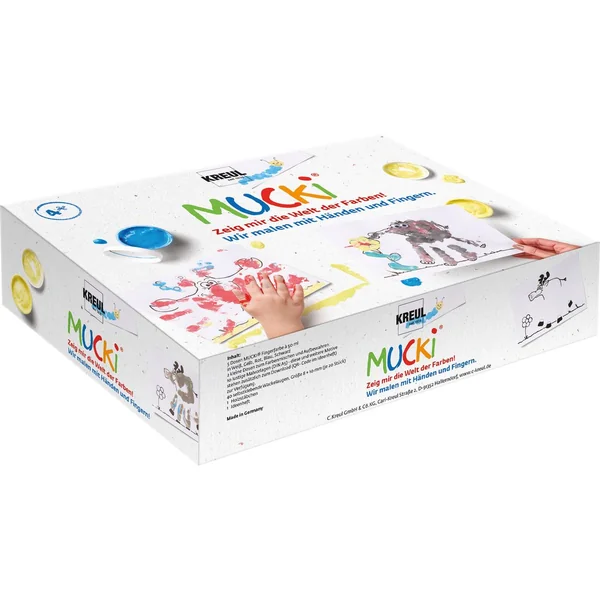 Set Mucki pour peindre avec les mains et les doigts