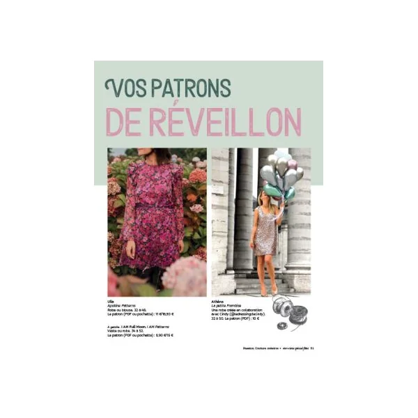 Spécial MES FÊTES À COUDRE - Passion Couture Créative hors-série 16
