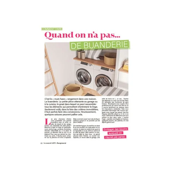 Spécial rangement - Le Nouvel Atelier des Nanas hors-série 7