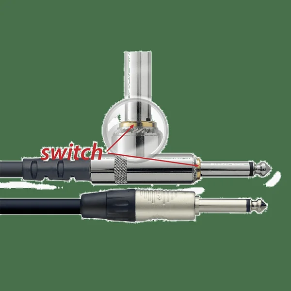 Stagg 10M Instrumentkabel met Switch DL