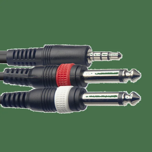Stagg 3M Y-Kabel Mini Jack−2x Jack