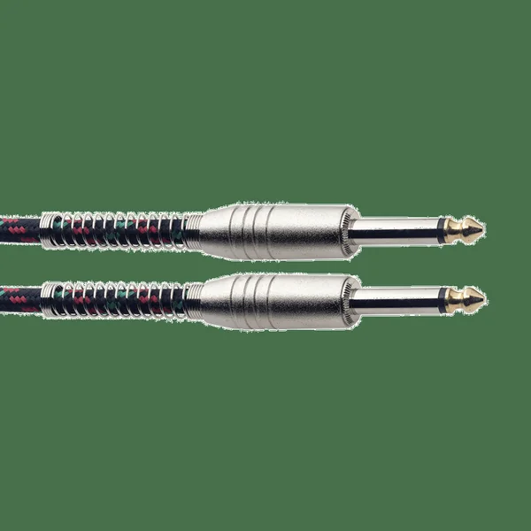 Stagg 6M Instrumentkabel Vintage Tweed Zwart