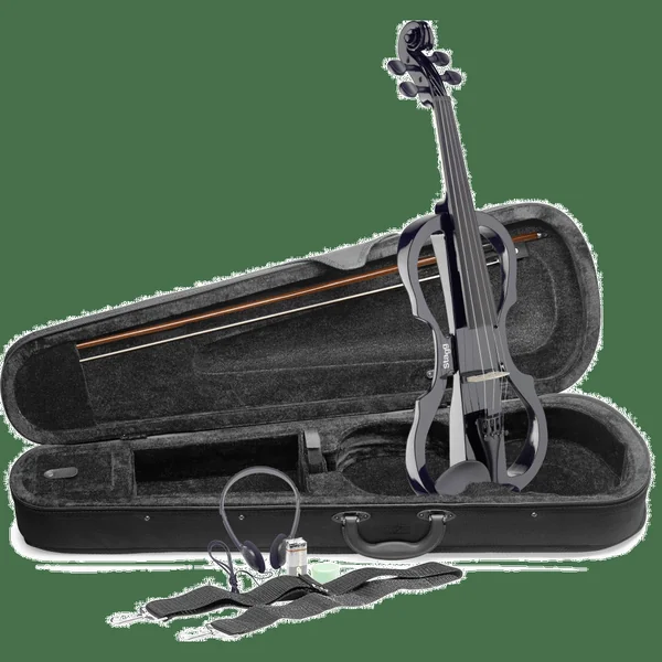 Stagg EVN X-4/4 BK Elektrische viool zwart