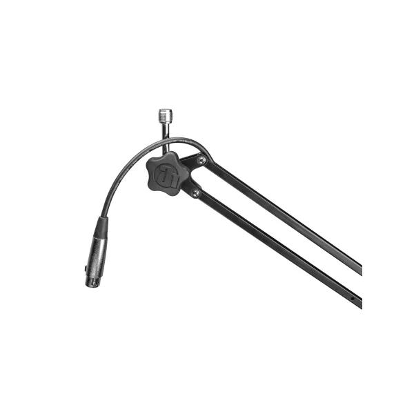Support micro flexible à fixer sur une table avec câble XLR intégré