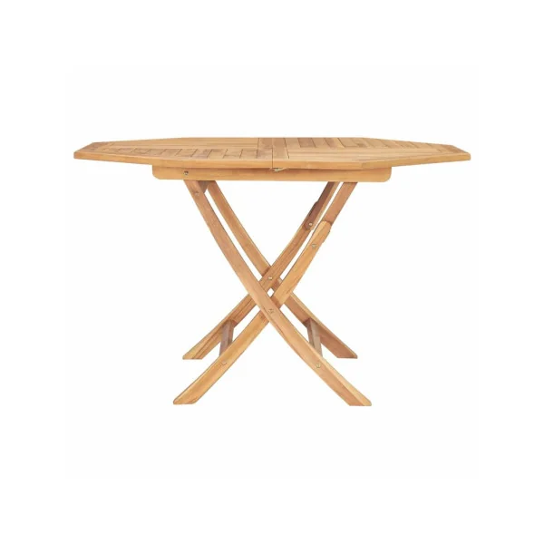 Table de jardin pliable en teck massif table de salon extérieur table repas bois massif