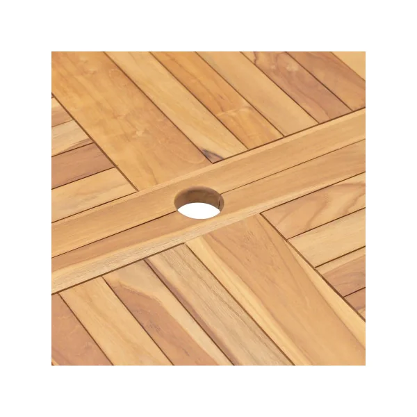 Table de jardin pliable en teck massif table de salon extérieur table repas bois massif