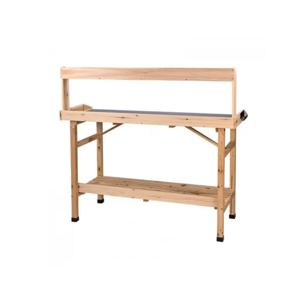 Table de plantation plateau zinc 120 cm Table de préparation table de rempotage