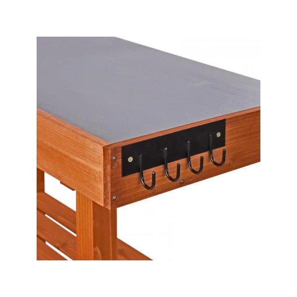 Table de plantation plateau zinc Table de préparation table de rempotage