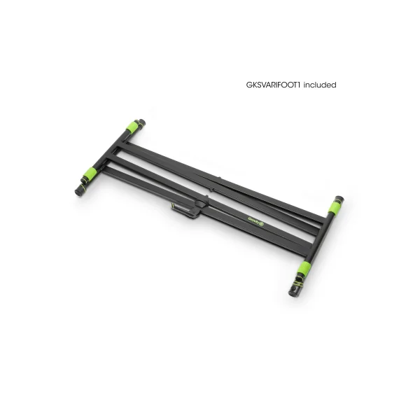 Table Gravity KSX 2 RD - Ensemble avec support de clavier X-Form double et table de support
