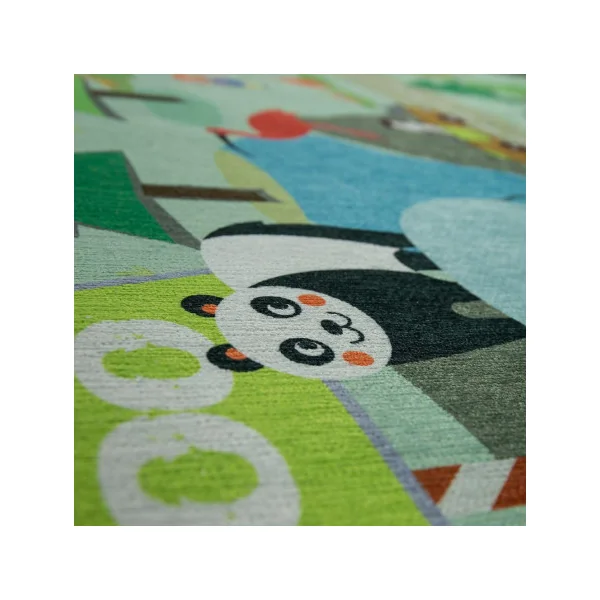 Tapis chambre enfant zoo en ville (3 tailles) tapis enfant décoration chambre enfant